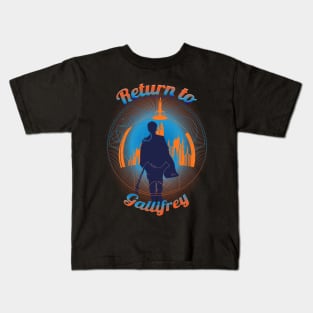 RETURN TO GALLIFREY Kids T-Shirt